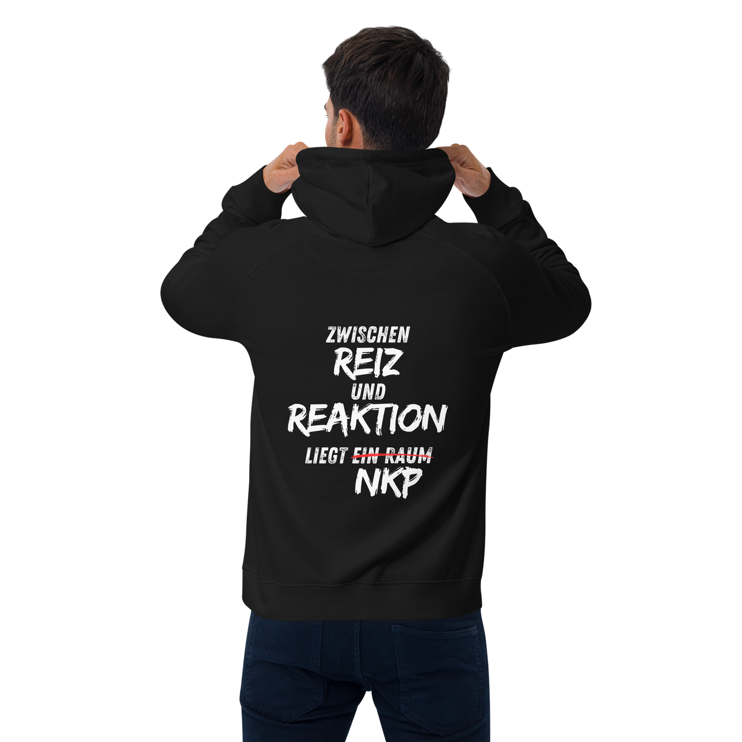 Unisex Bio-Raglan-Hoodie - Reiz & Reaktion