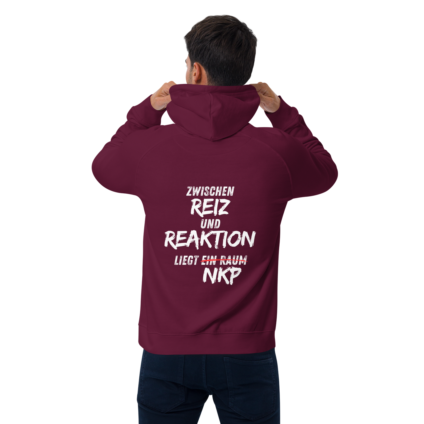 Unisex Bio-Raglan-Hoodie - Reiz & Reaktion