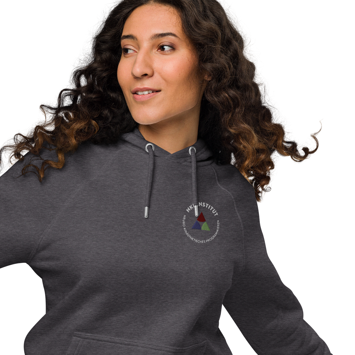 Unisex eco raglan hoodie - My body speaks