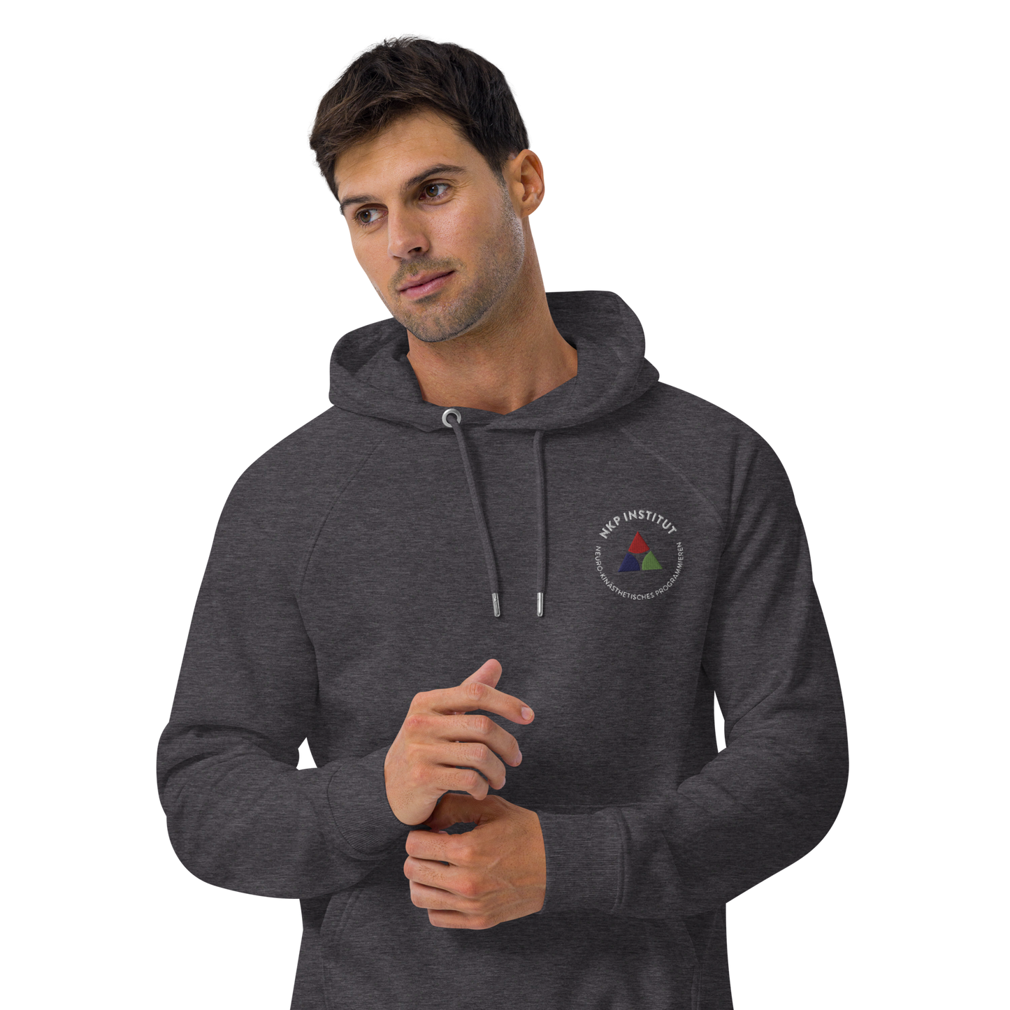Unisex eco raglan hoodie - Stimulus & Response
