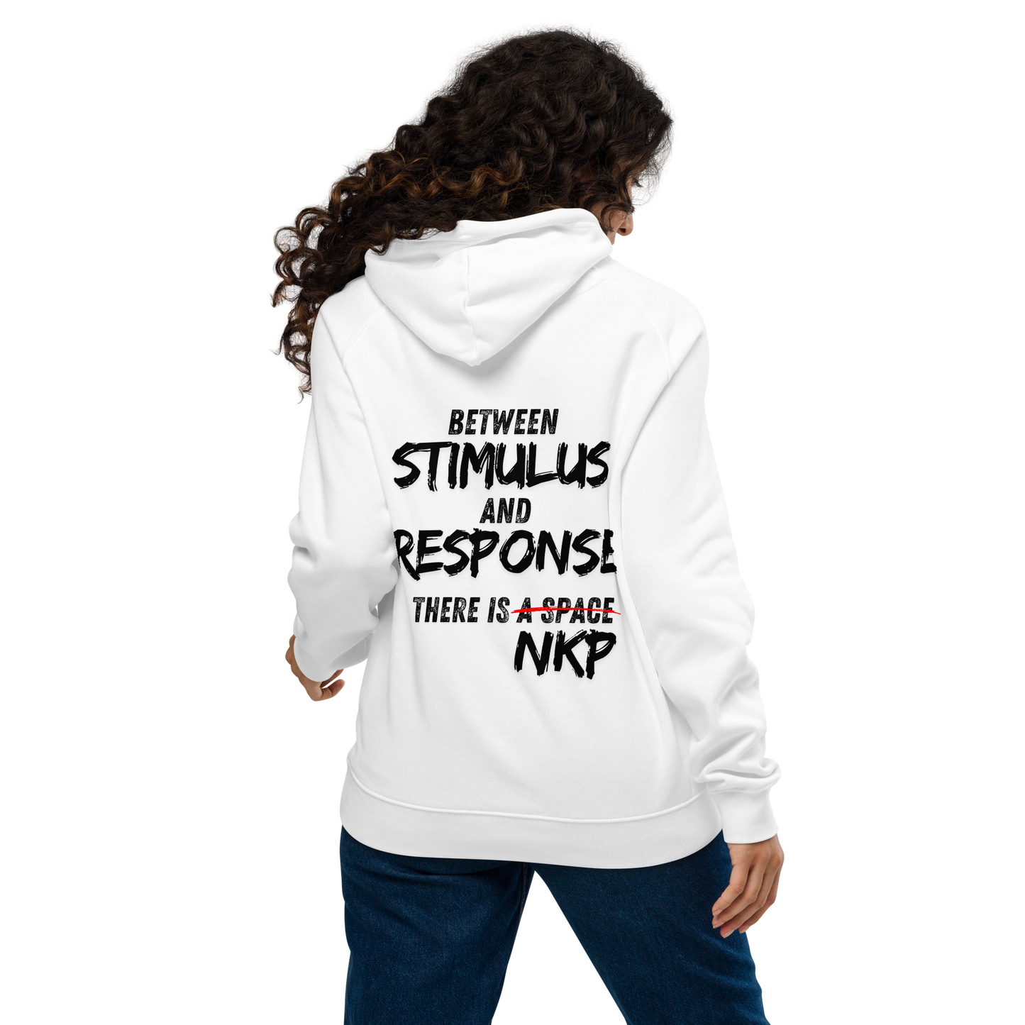 Unisex eco raglan hoodie - Stimulus & Response