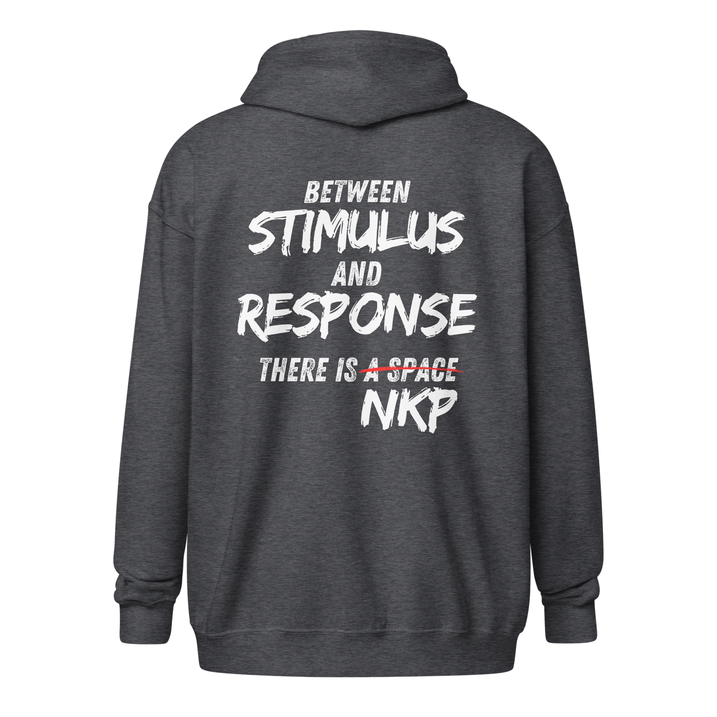 Unisex heavy blend zip hoodie - Stimulus & Response