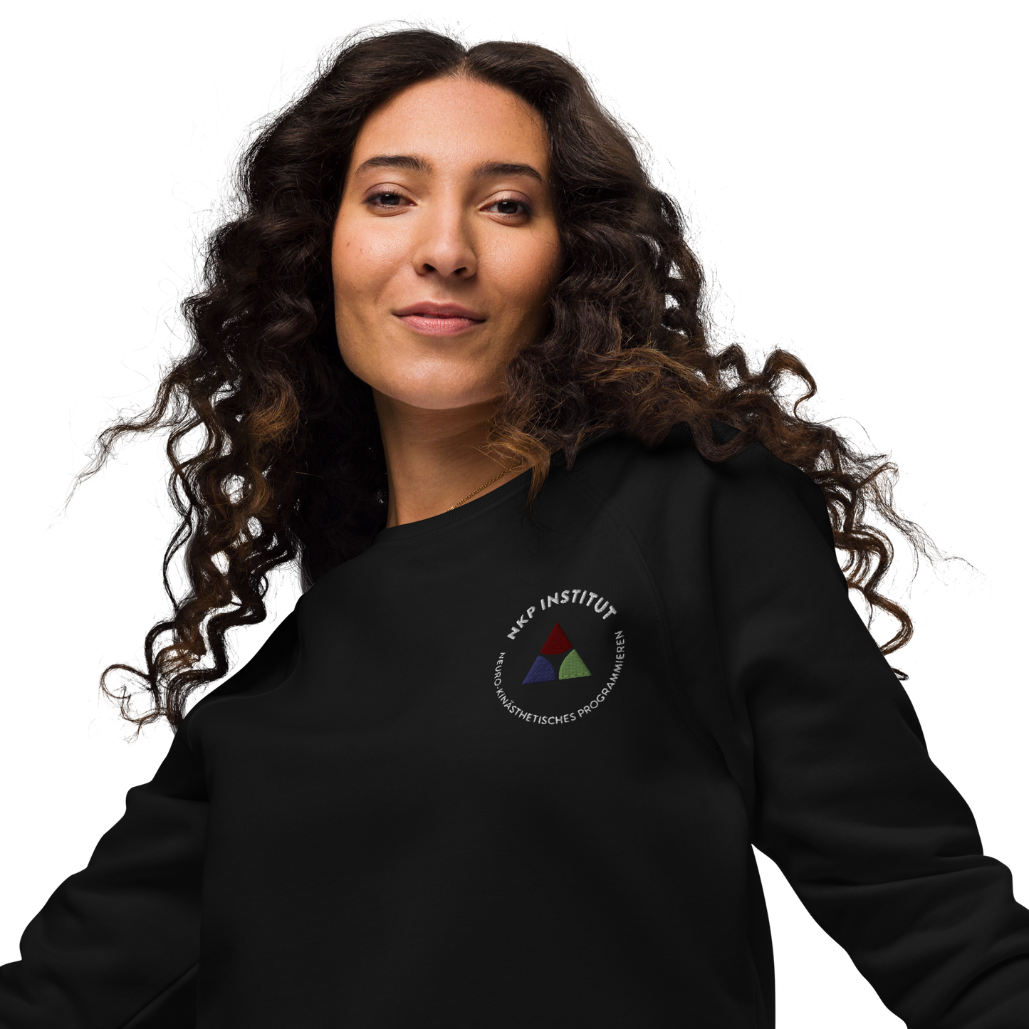 Unisex organic raglan sweatshirt - Stimulus & Response