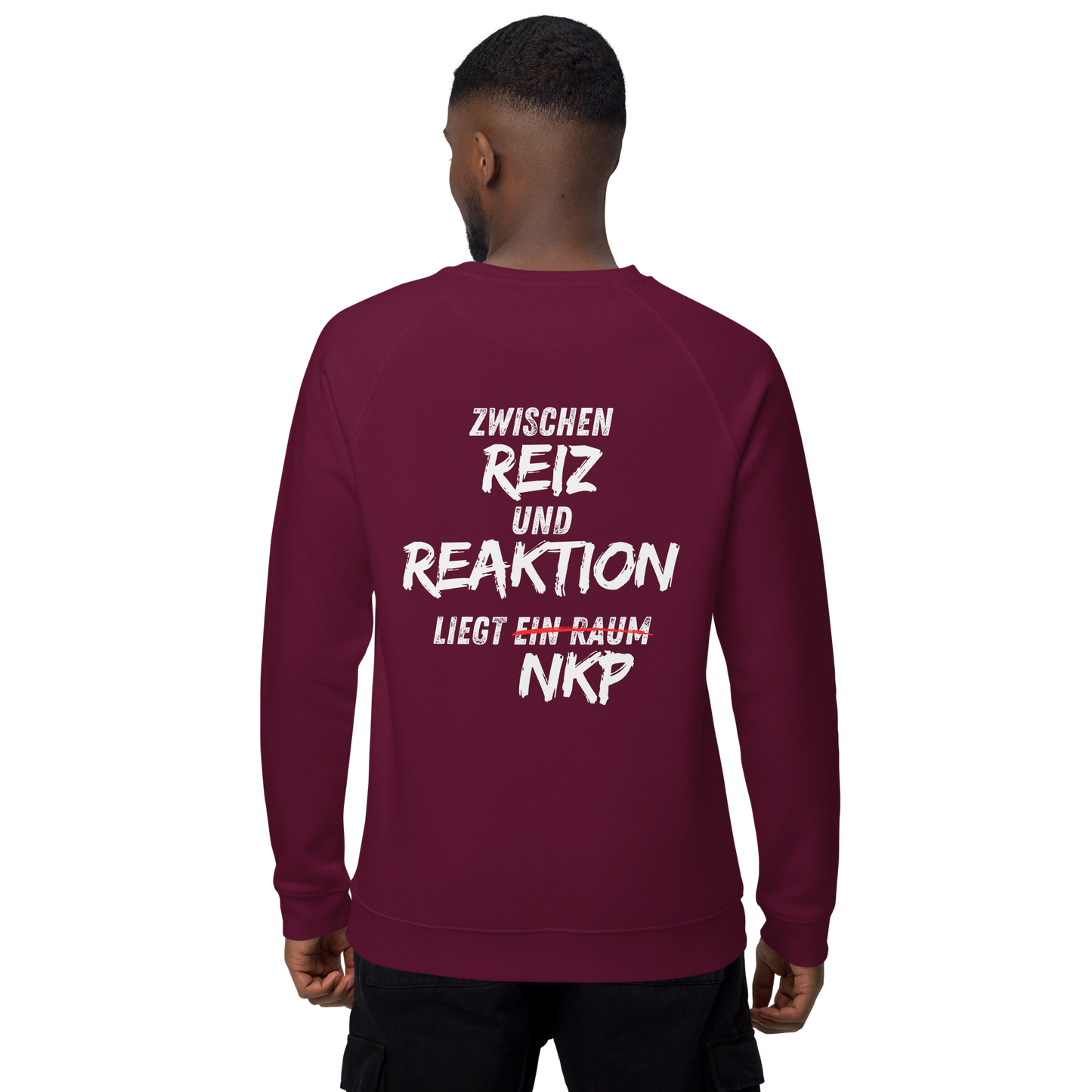 Unisex Bio-Raglan-Pullover - Reiz & Reaktion