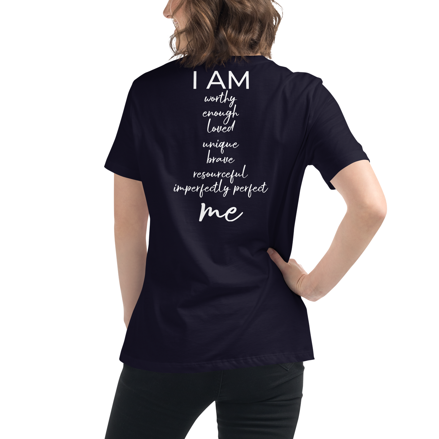 Lockeres Damen-T-Shirt - I AM ME