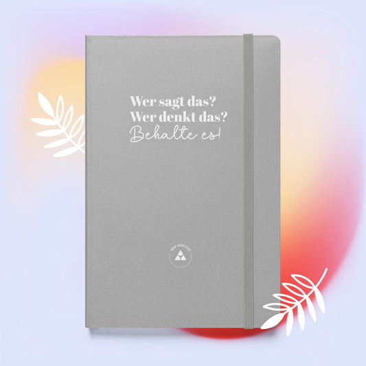 Hardcover Notizbuch - Wer sagt das?