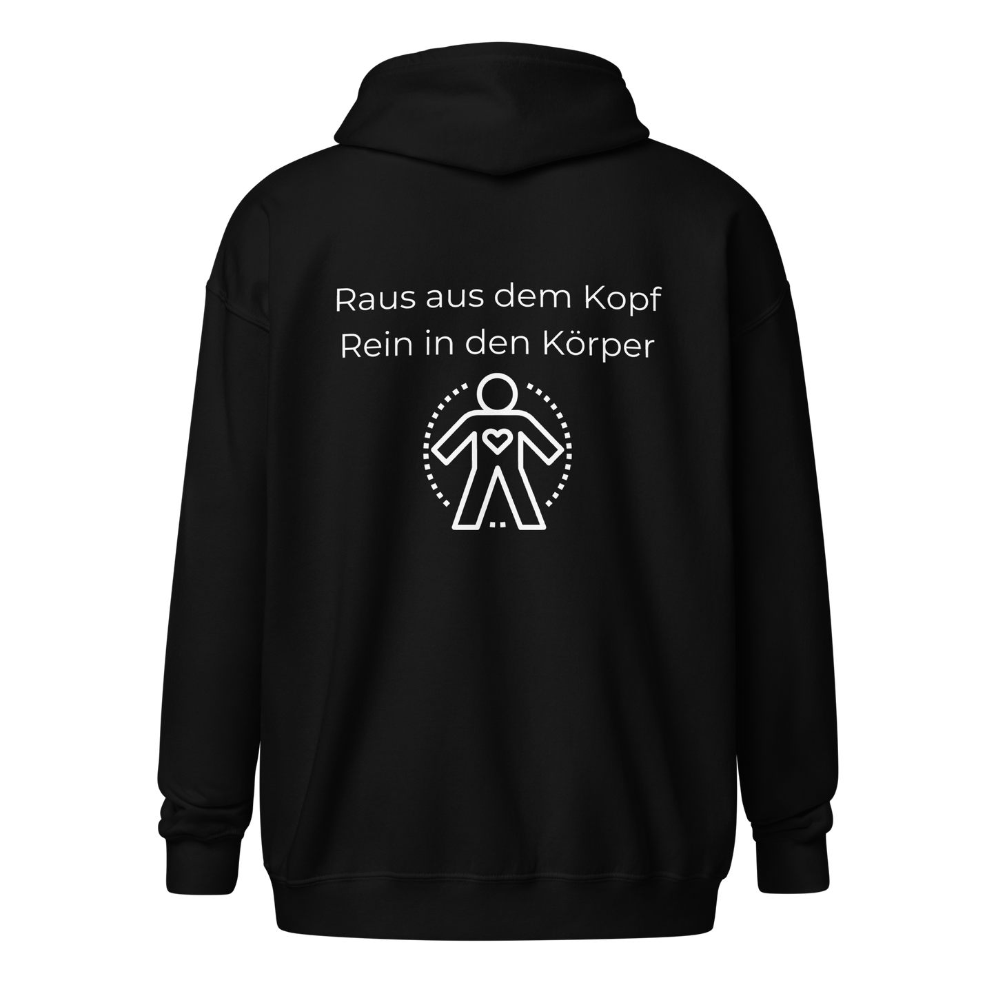 Unisex Zip Hoodie - Raus aus dem Kopf