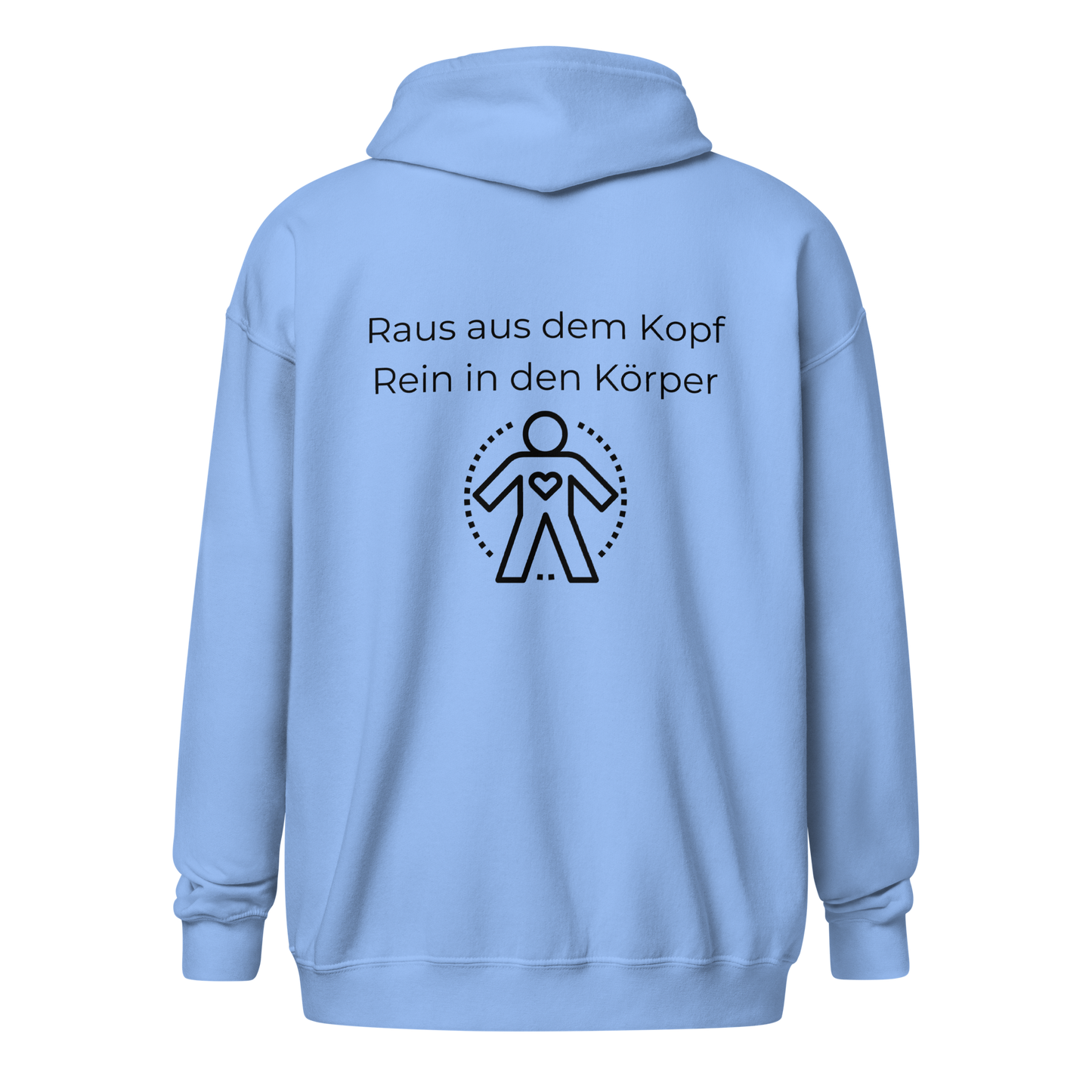 Unisex Zip Hoodie - Raus aus dem Kopf