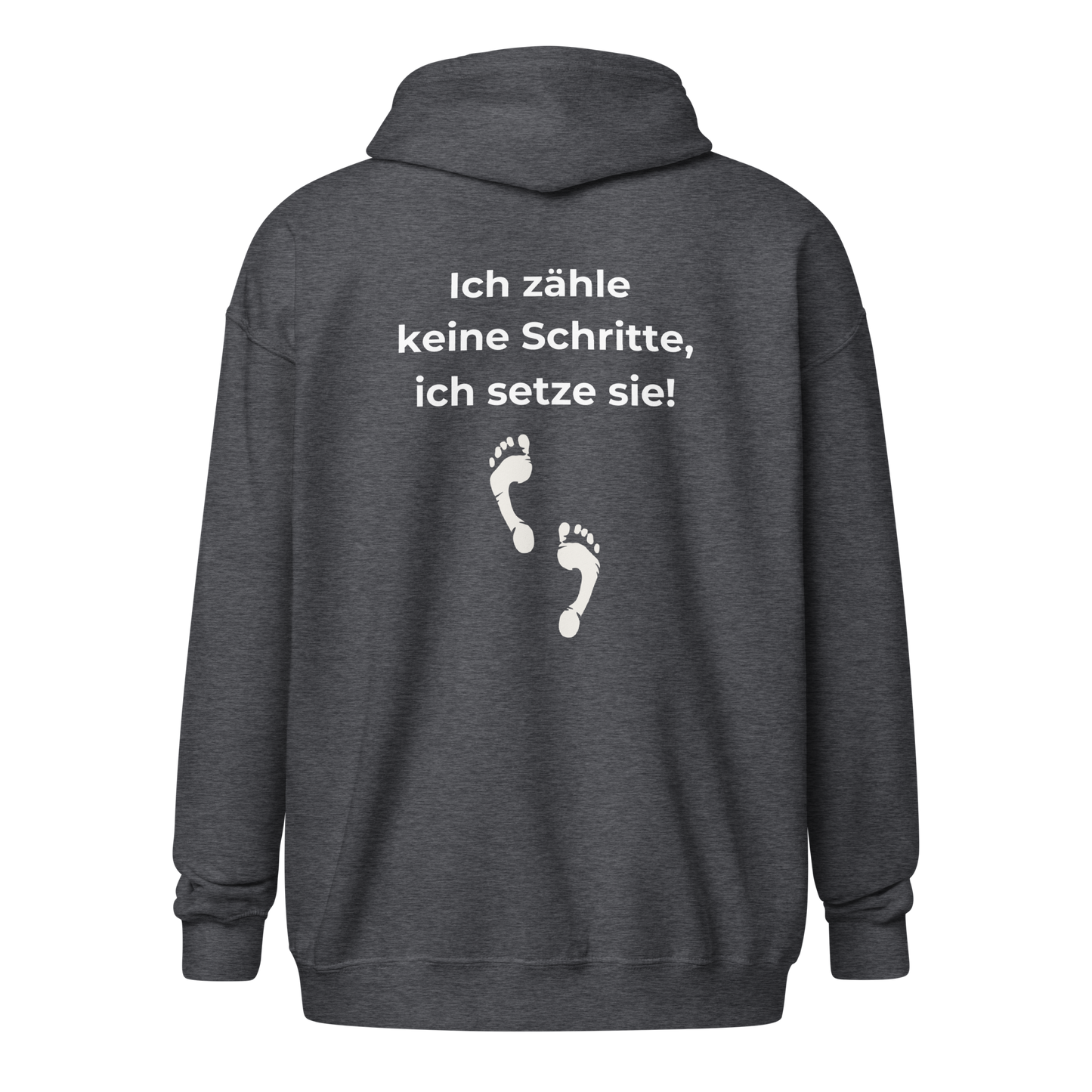 Unisex Zip Hoodie - Schritte