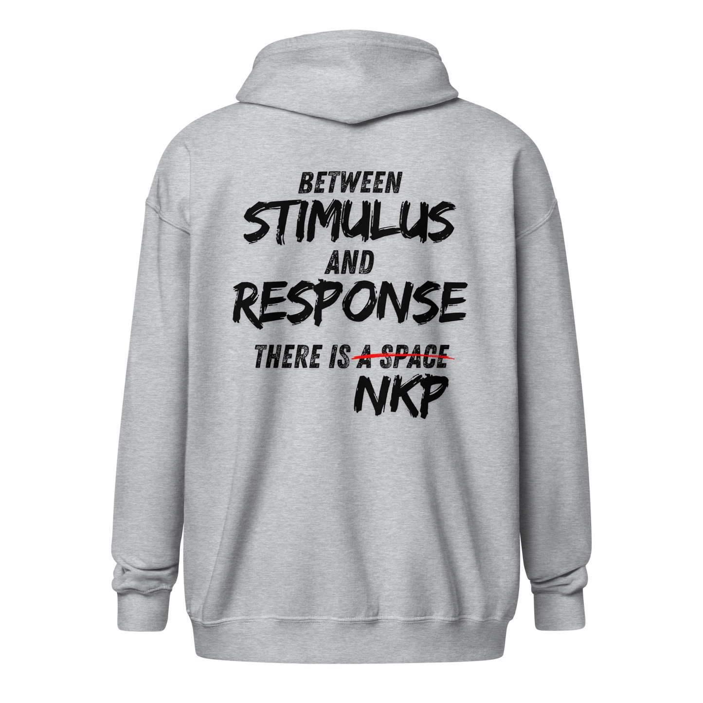 Unisex heavy blend zip hoodie - Stimulus & Response