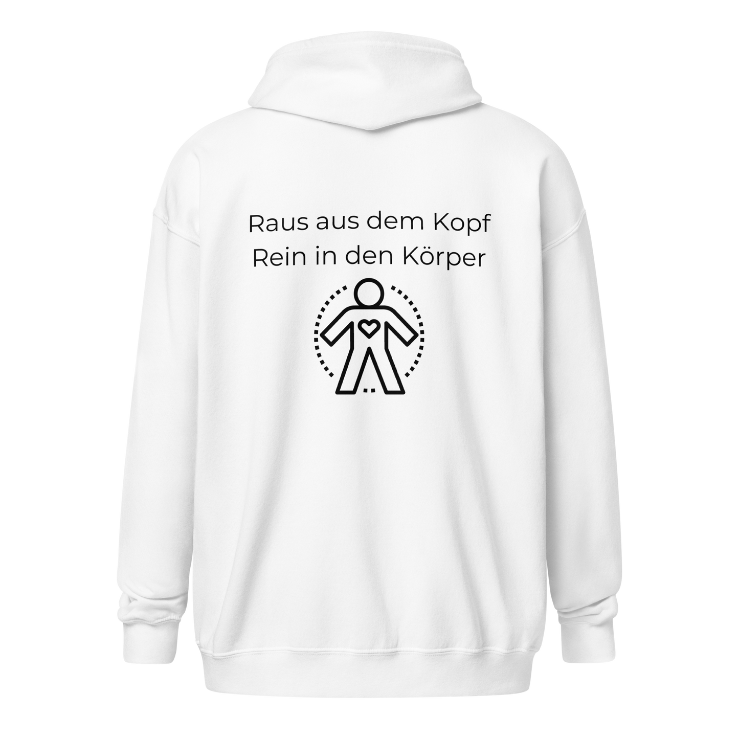 Unisex Zip Hoodie - Raus aus dem Kopf