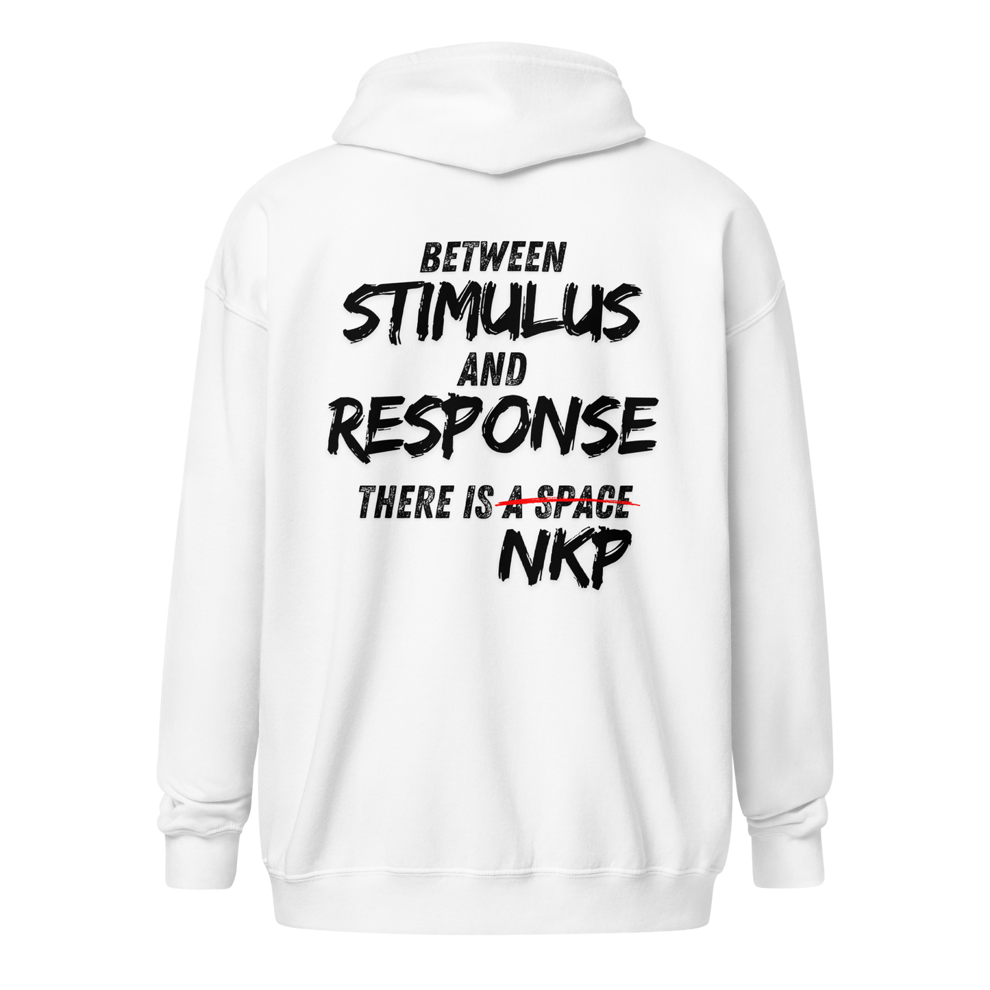 Unisex heavy blend zip hoodie - Stimulus & Response