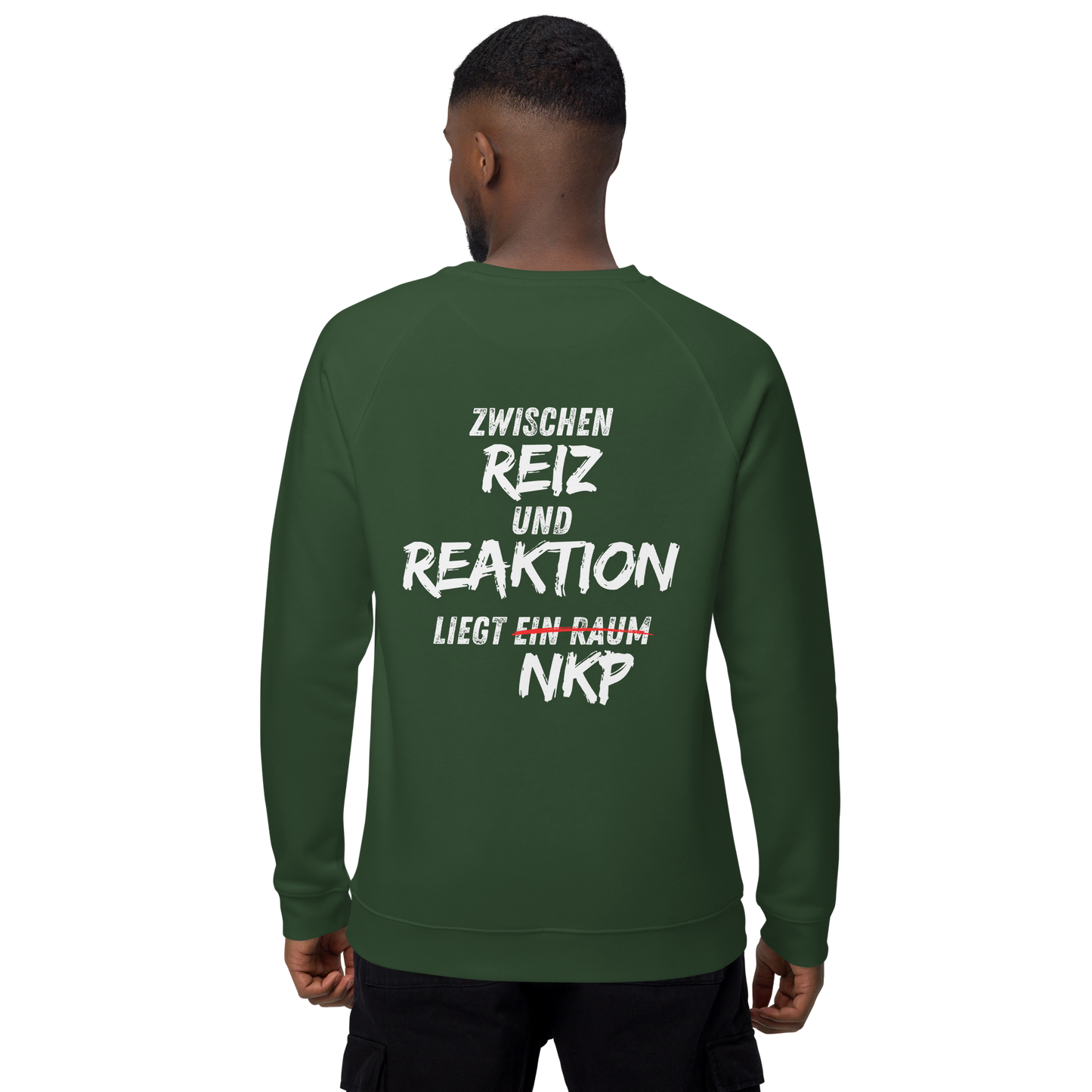 Unisex Bio-Raglan-Pullover -  Reiz & Reaktion