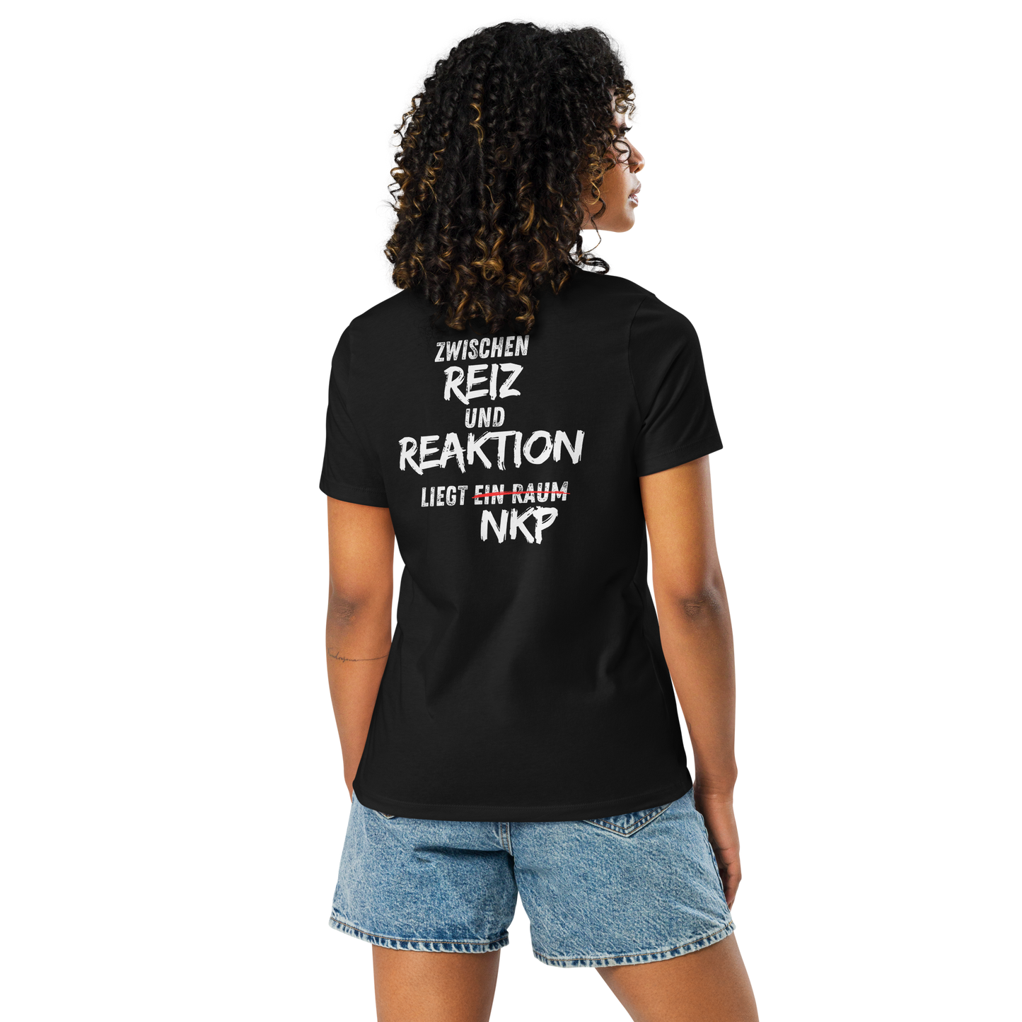 Lockeres Damen-T-Shirt - Reiz & Reaktion