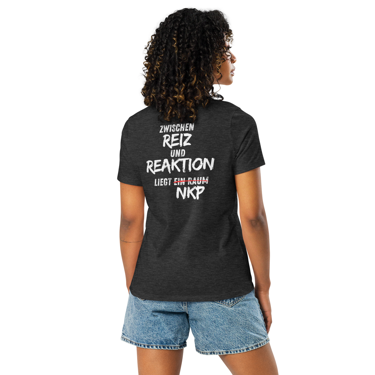 Lockeres Damen-T-Shirt - Reiz & Reaktion