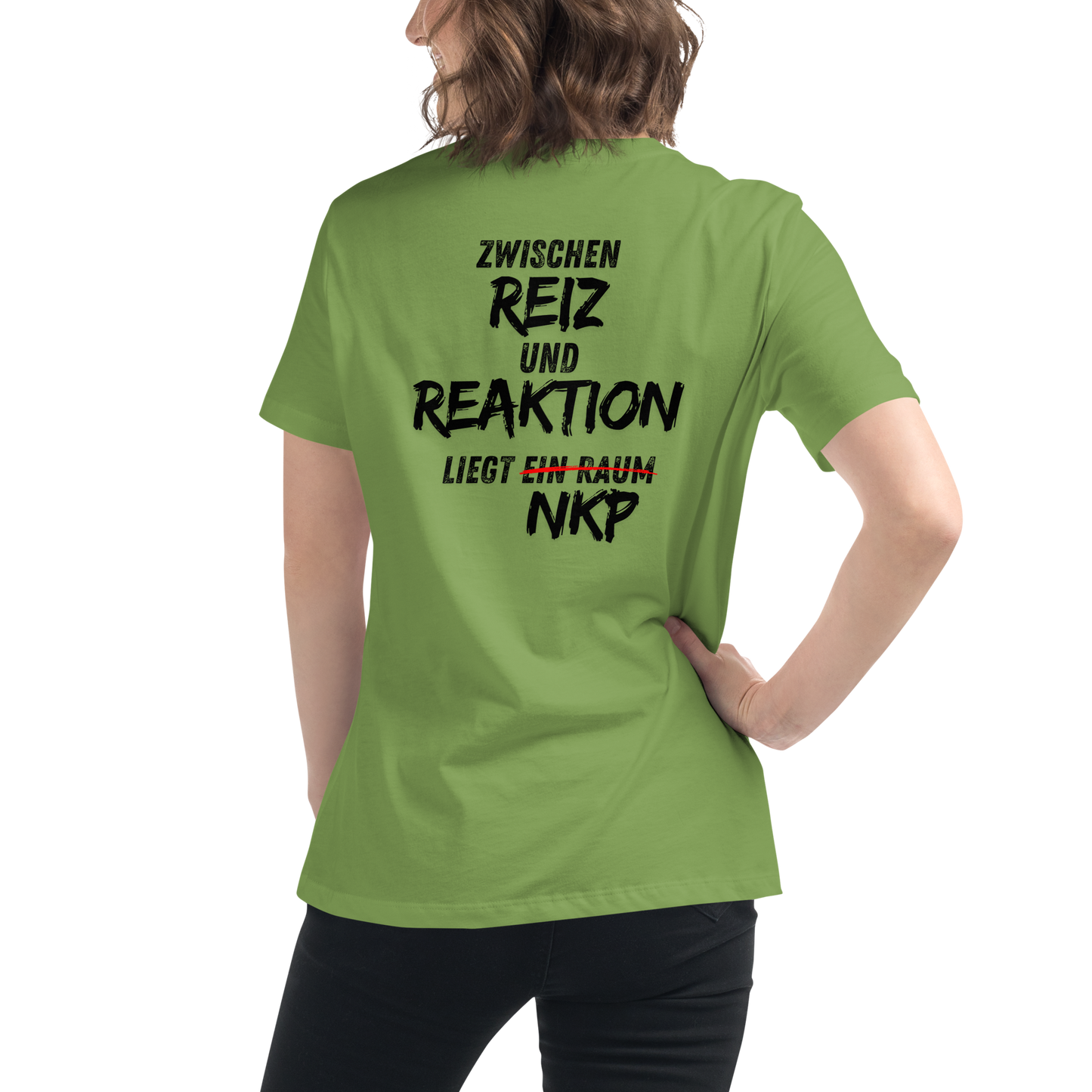 Lockeres Damen-T-Shirt - Reiz & Reaktion