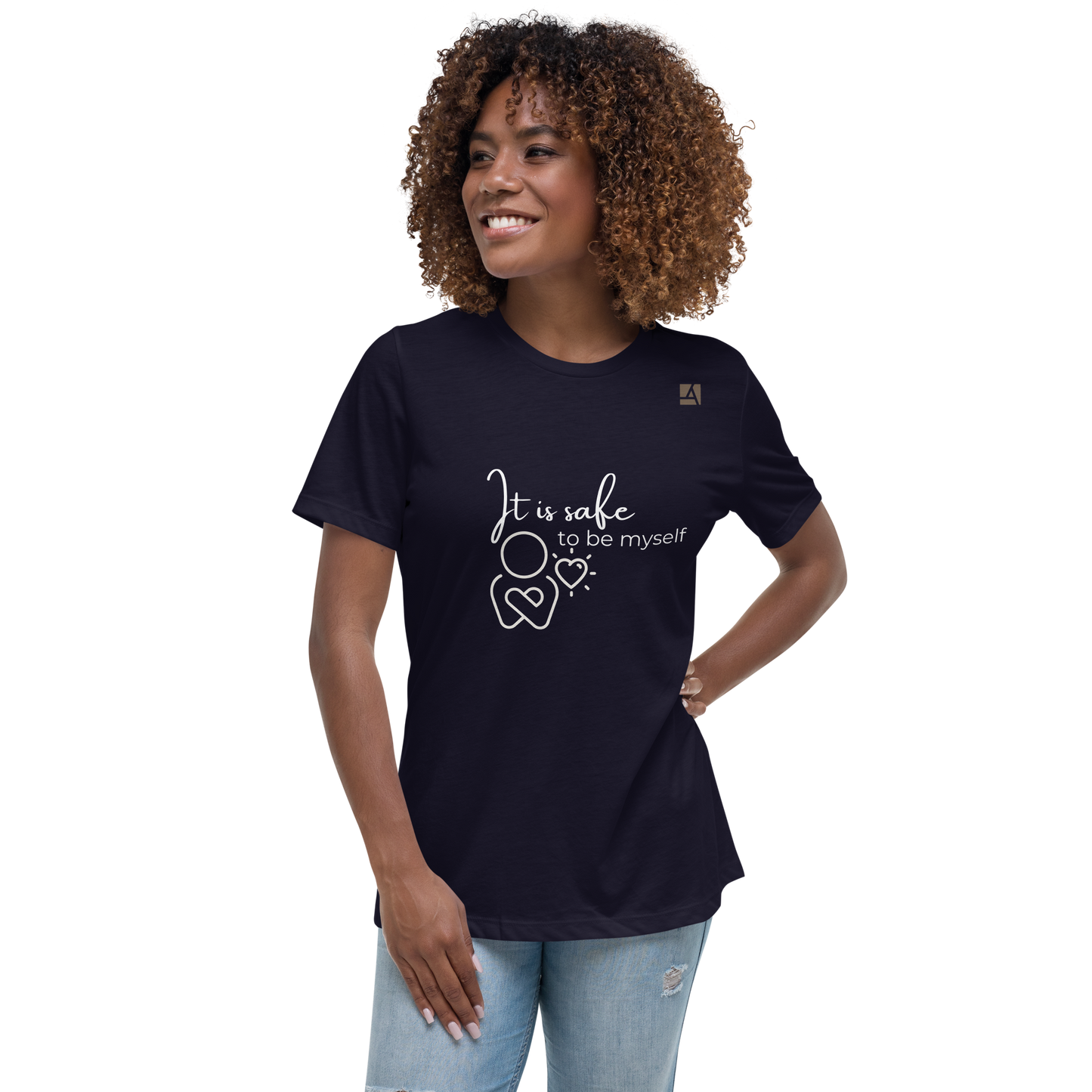 Lockeres Damen-T-Shirt - It is safe