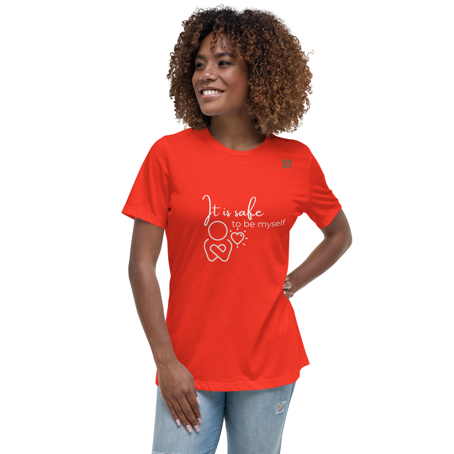 Lockeres Damen-T-Shirt - It is safe